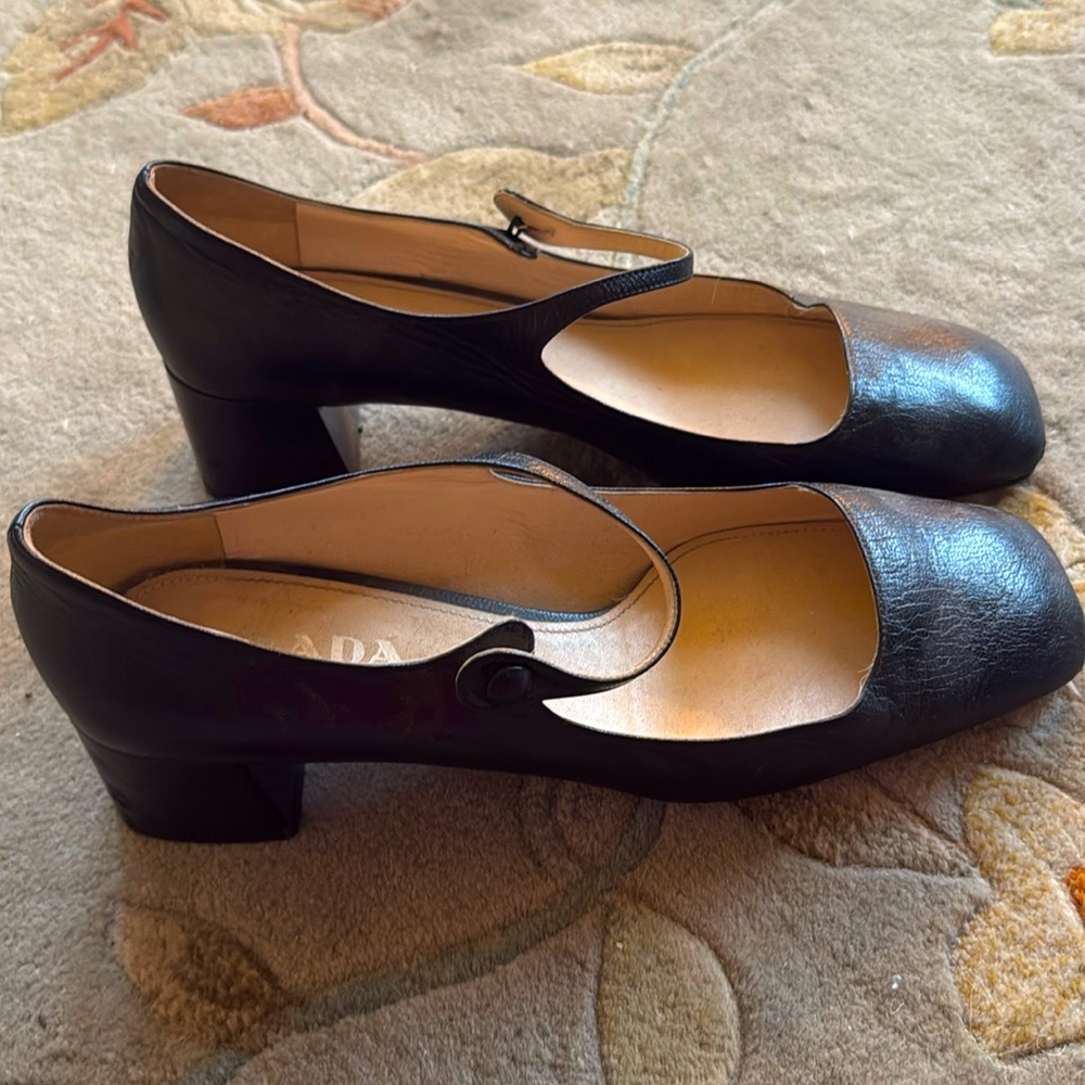Prada mary Jane heels